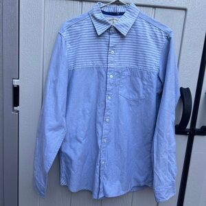 Native Code Light Blue Men's Button Down Shirt